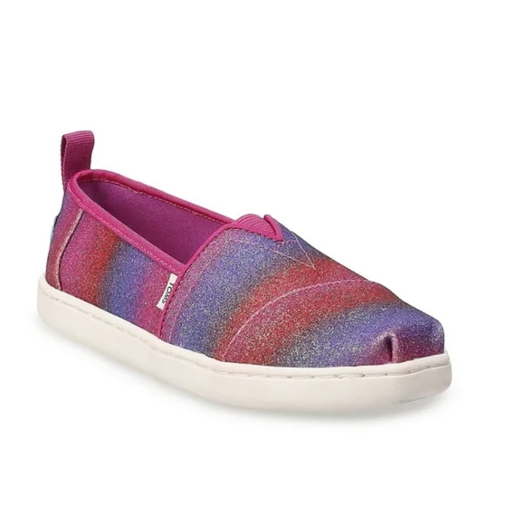 Toms Shoes Nib Toms Gradient Glitter Alpargata Rainbow